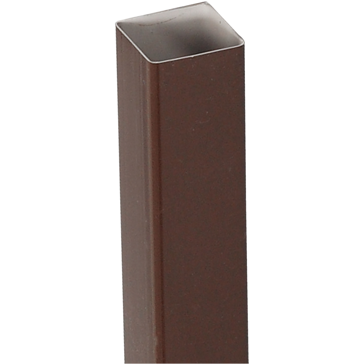 Amerimax 2 In. Square x 10 Ft. Brown Vinyl Downspout Image 1