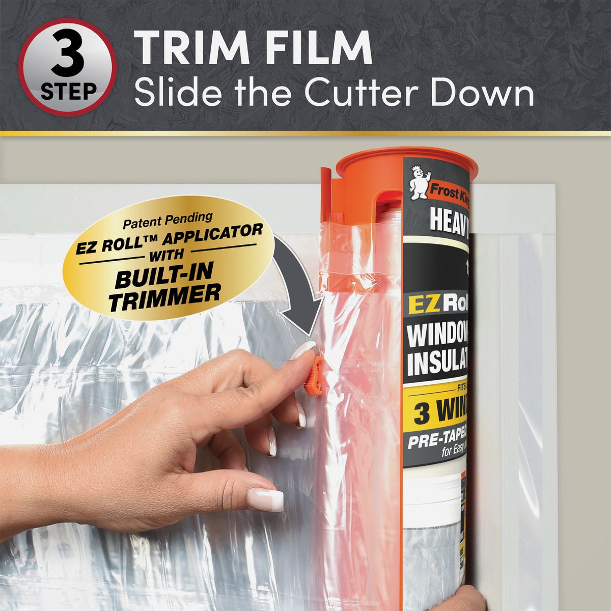 Frost King EZ Roll 62 In. x 126 In. Premium Shrink Window Kit Image 7