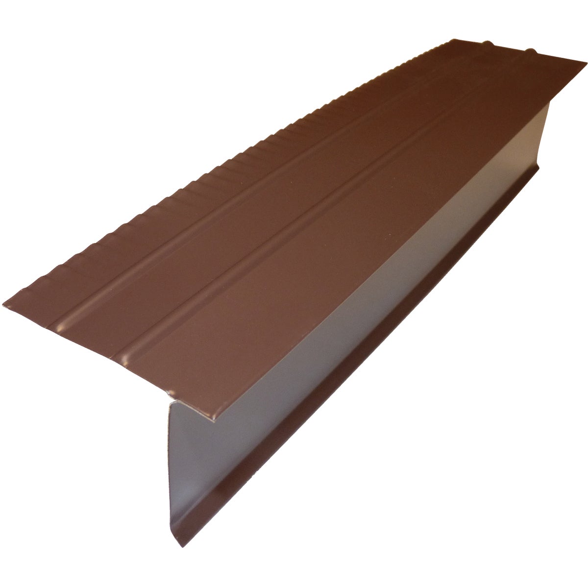 Amerimax F5S Aluminum Drip Edge Flashing, Brown Image 1
