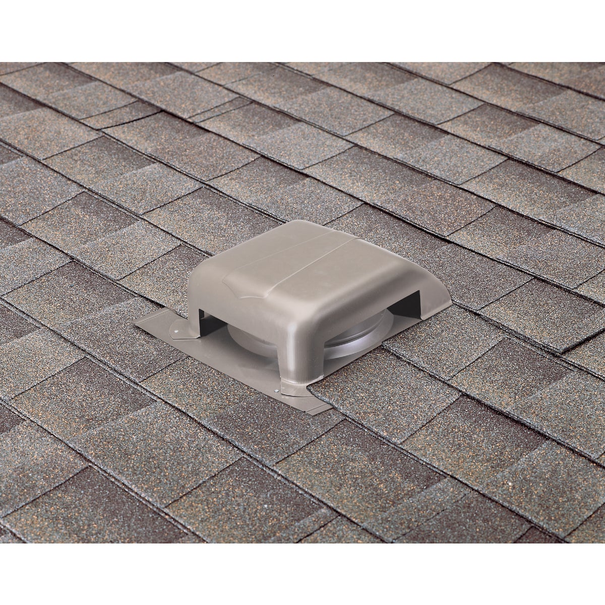 Airhawk 40 In. Weatherwood Galvanized Steel Slant Back Roof Vent Image 2