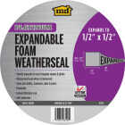M-D Building Products PLATINUM 1/2 In. Black Expandable Foam Weatherseal for Uneven Gaps Image 8