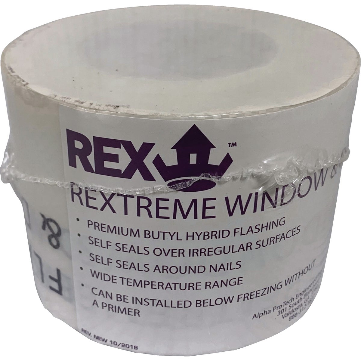 REXTREME 4 In. x 75 Ft. Butyl-Hybrid Window & Door Flashing Tape Image 4