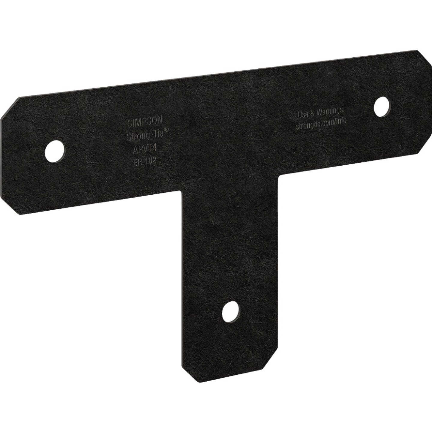 Simpson Strong-Tie Outdoor Accents Avant Collection ZMAX 4X4 Black T Strap Image 6