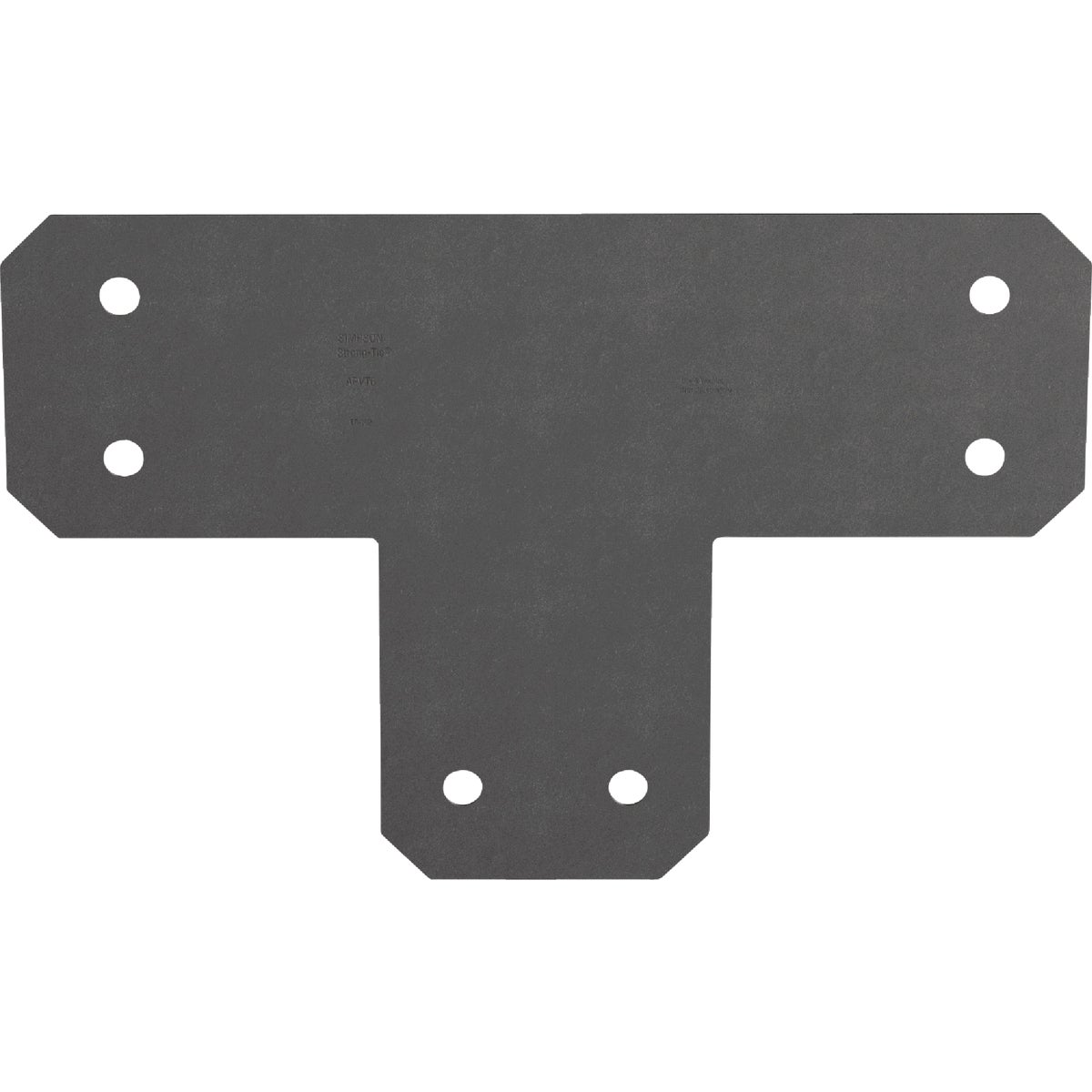 Simpson Strong-Tie Outdoor Accents Avant Collection ZMAX 6X6 Black T Strap Image 6