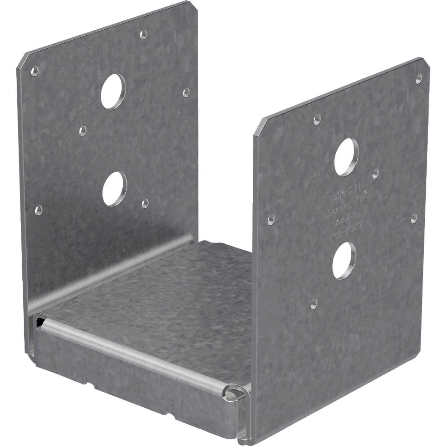 Simpson Strong-Tie ABU ZMAX Galvanized Adjustable Standoff Post Base for 6x6 Rough Image 1