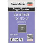 Simpson Strong-Tie Outdoor Accents Sage System Sunshade for 8 Ft. x 8 Ft. Pergola, Gray Image 4