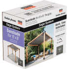 Simpson Strong-Tie Outdoor Accents Sage System Sunshade for 8 Ft. x 8 Ft. Pergola, Gray Image 1