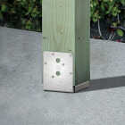Simpson Strong-Tie ABU Stainless Steel Adjustable Post Base for 6x6 Image 2
