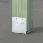Simspon Strong-Tie ZMAX Galvanized Adjustable Standoff Post Base for 8x8 Image 2