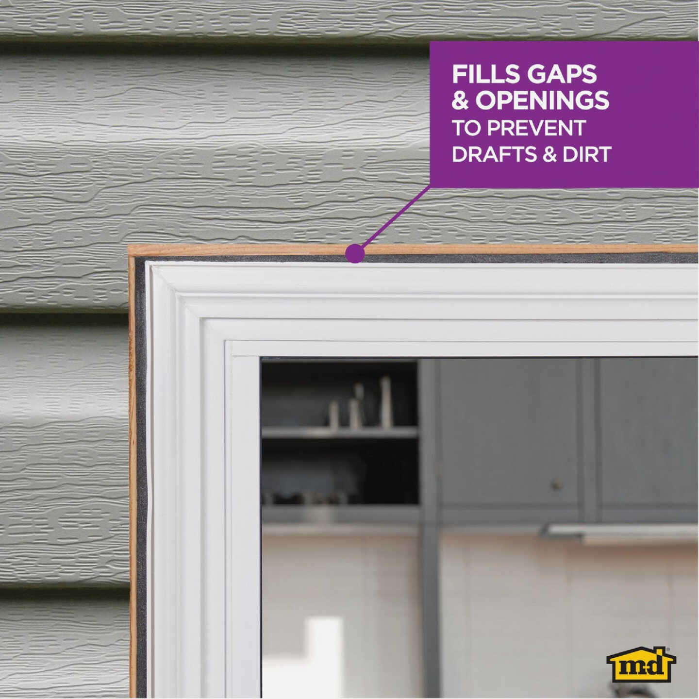 M-D Building Products 10 Ft. Gray Foam Backer Rod for XX-Large 1 In. Gaps and Joints Image 3