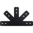 Simpson Strong-Tie Black Powder-Coated Gable T-Plate Image 1