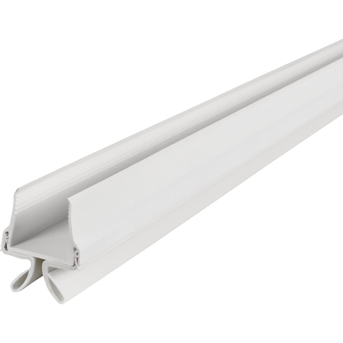 M-D Building Products CINCH 1.375 In. W. x 2.125 In. H. x 32 In. L. Vinyl & Rubber White Door Bottom