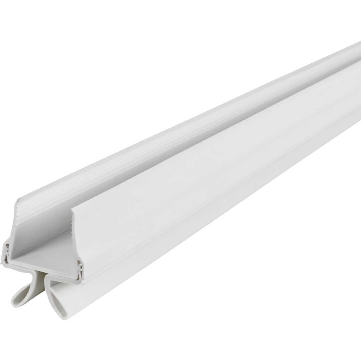 M-D Building Products CINCH 1.375 In. W. x 2.125 In. H. x 32 In. L. Vinyl & Rubber White Door Bottom Image 1