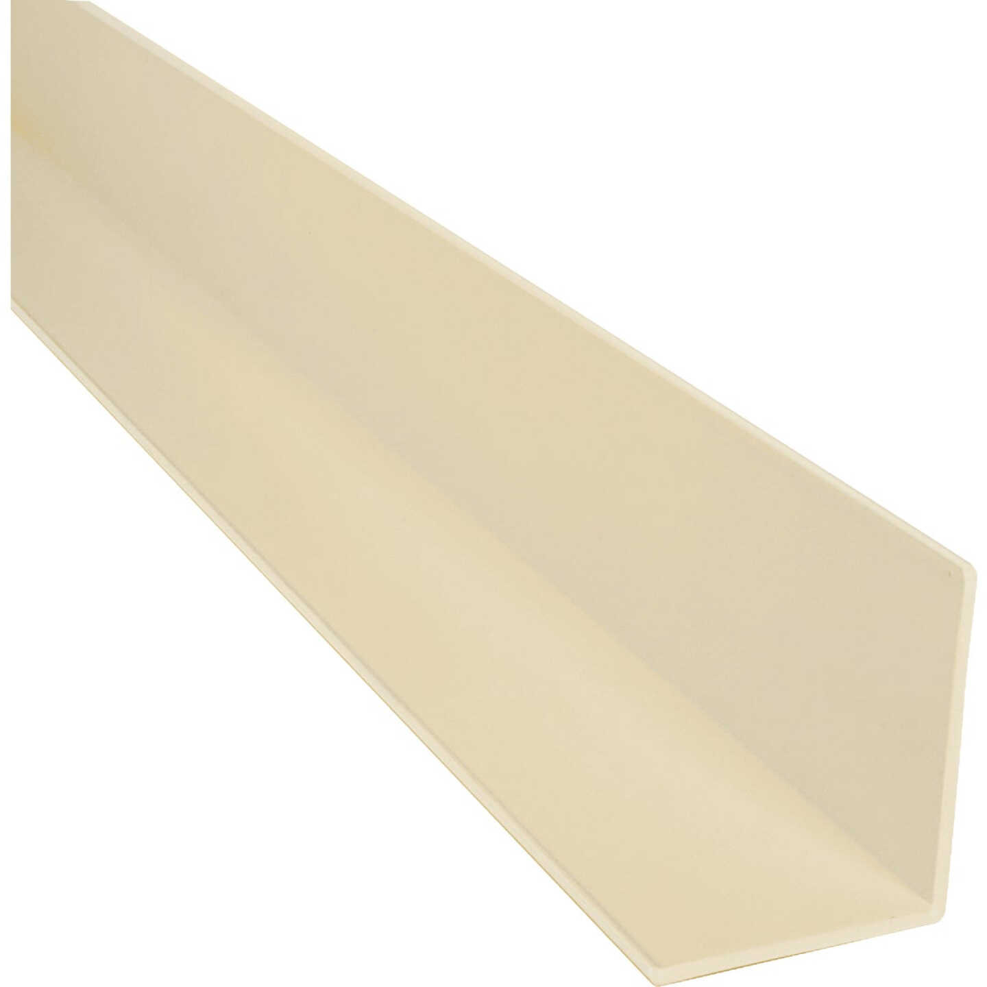 Palram Palclad 8 Ft. Almond PVC Interior Outside Corner Molding Image 1