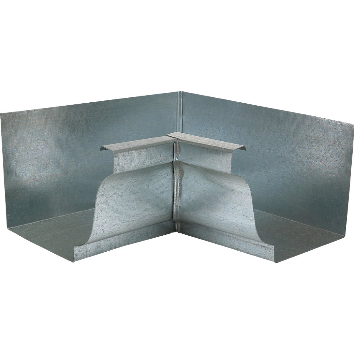 Amerimax 4 In. Galvanized Steel Miter K-Style Gutter Inside Corner