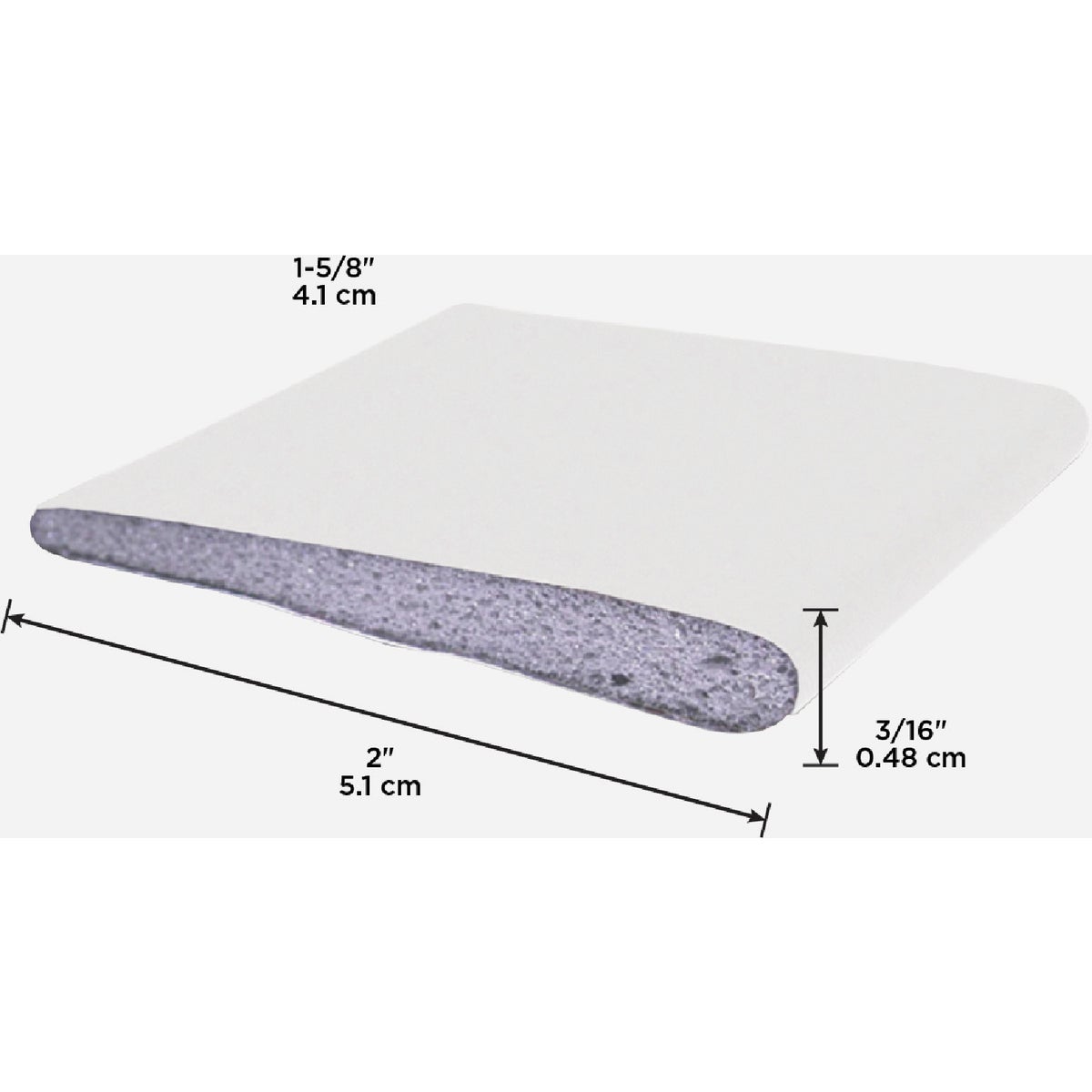 M-D Building Products White Door Corner Seal for Interior & Exterior Doors Image 2