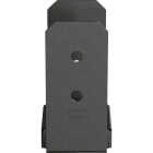 Simpson Strong-Tie Outdoor Accents Avant Collection ZMAX 4X4 Black Rough Post Base Image 5