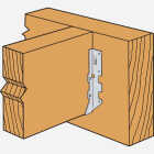 Simpson Strong-Tie 2X8 Galvanized Face Mount Joist Hanger Image 2