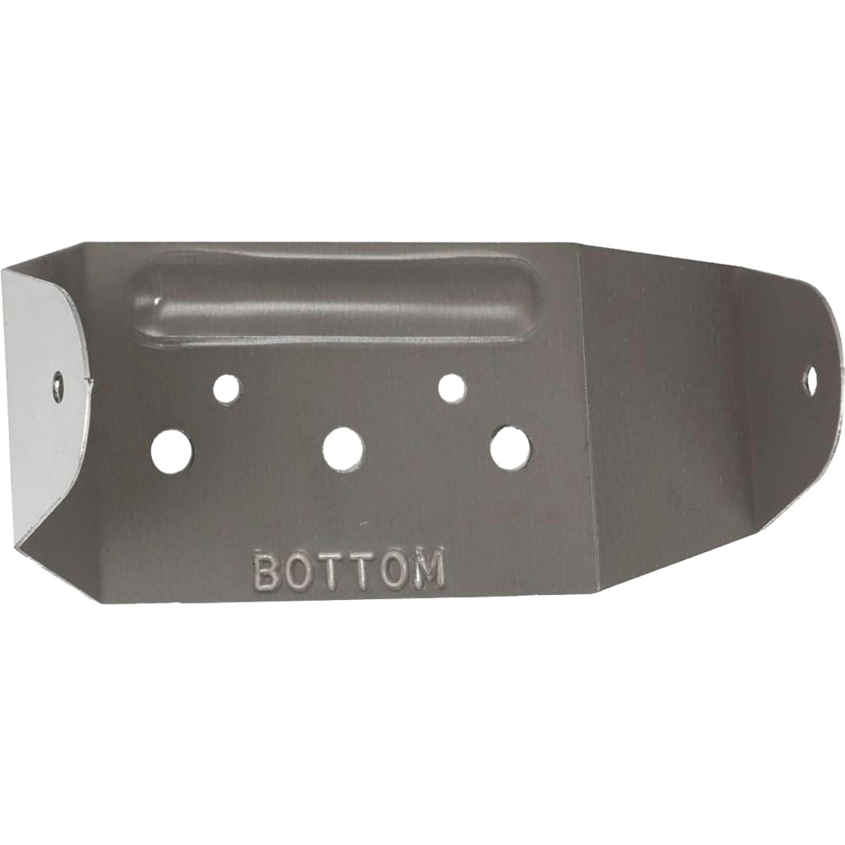 Spectra Metals 3 In. x 4 In. White Aluminum Downspout Clip Image 1