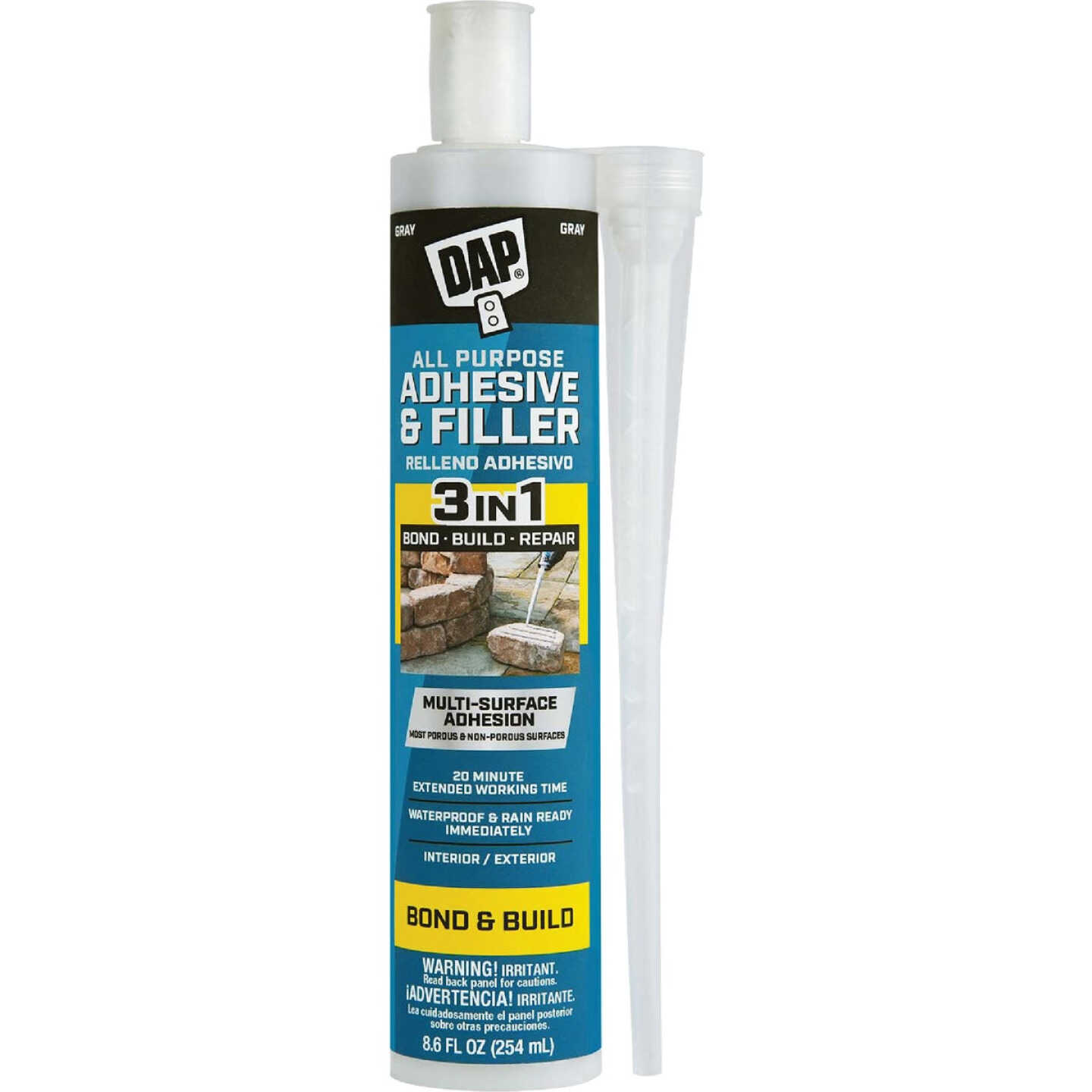 DAP 8.6 Oz. All Purpose Adhesive & Filler Image 1
