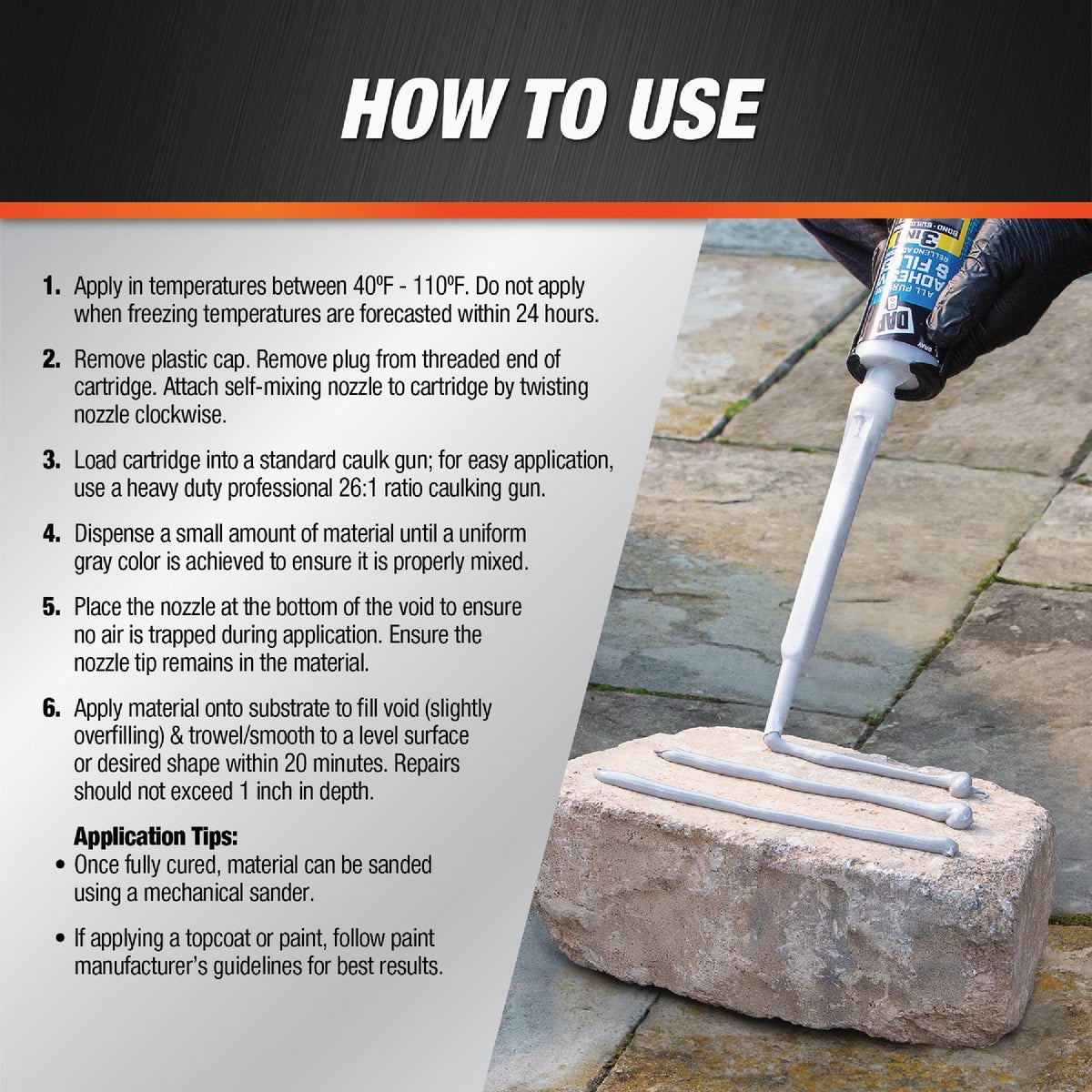 DAP 8.6 Oz. All Purpose Adhesive & Filler Image 6