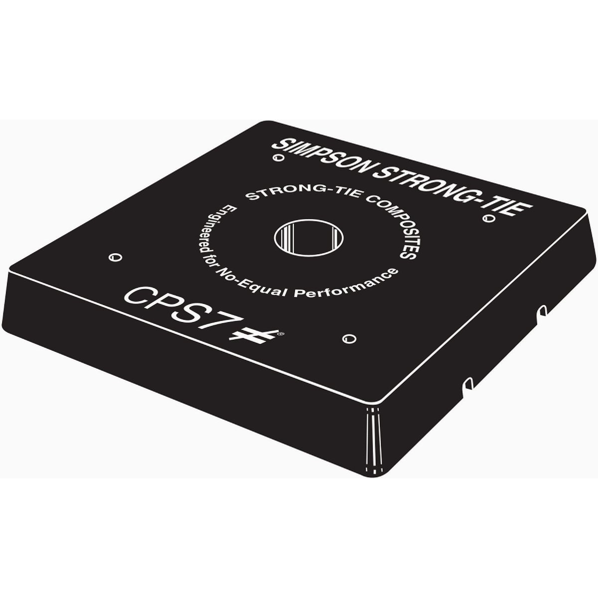 Simpson Strong-Tie CPS Composite Plastic Standoff for 8x8 Image 3
