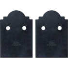 Outdoor Accents Mission Collection ZMAX, Black Post Base Side Plate for 6x (Qty-2) Image 1