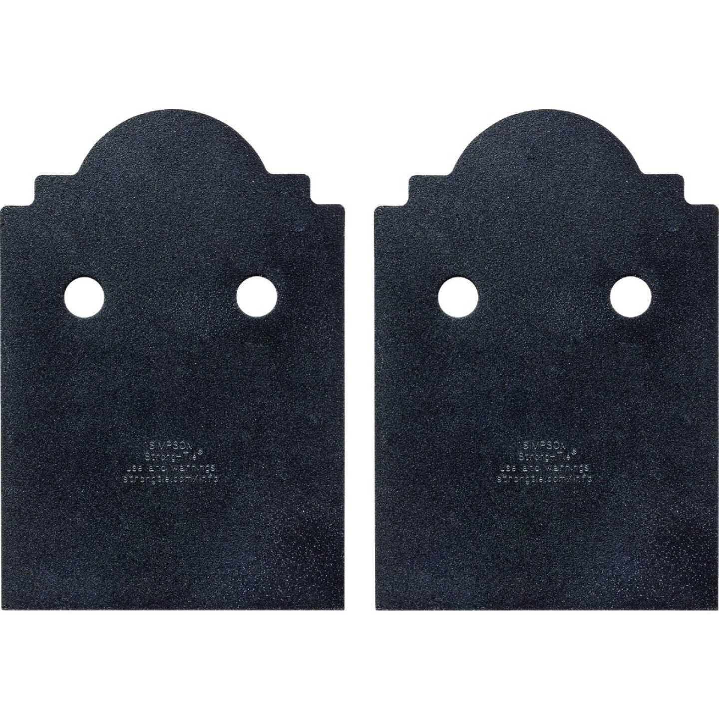 Outdoor Accents Mission Collection ZMAX, Black Post Base Side Plate for 6x (Qty-2) Image 1