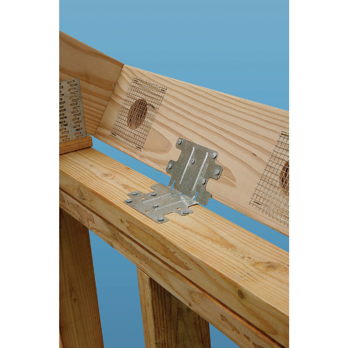 RBC 4-1/2 in. x 5-3/4 in. Galvanized Roof Boundary Clip Image 2