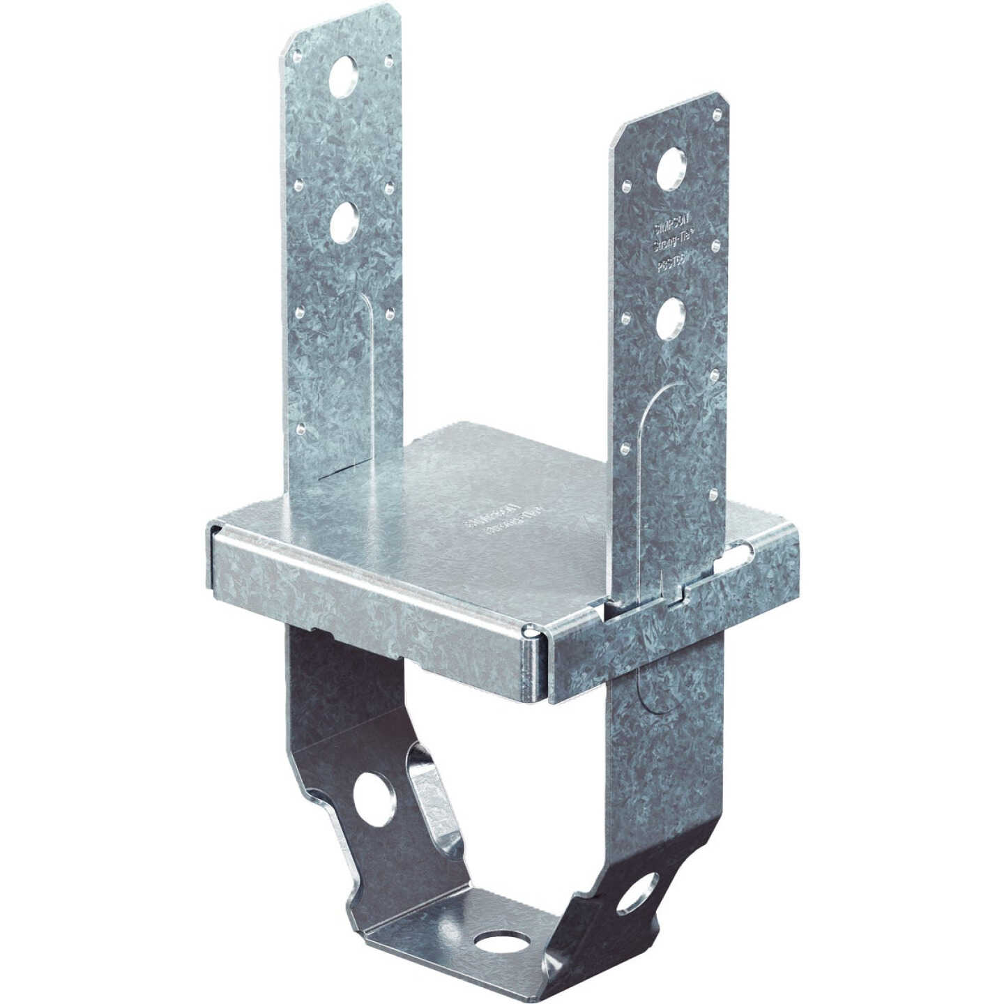 Simpson Strong-Tie ZMAX 4 In. x 6 In. 12 ga Galvanized Standoff Post Base Image 1
