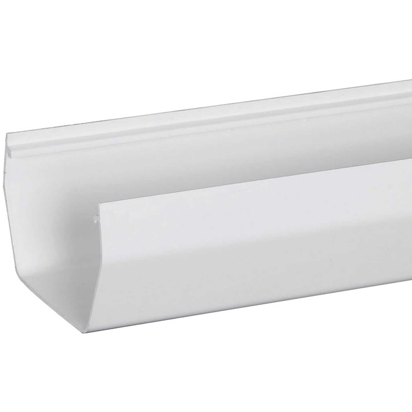 Amerimax 5 In. Contemporary White Vinyl Gutter 10 Ft. Image 1