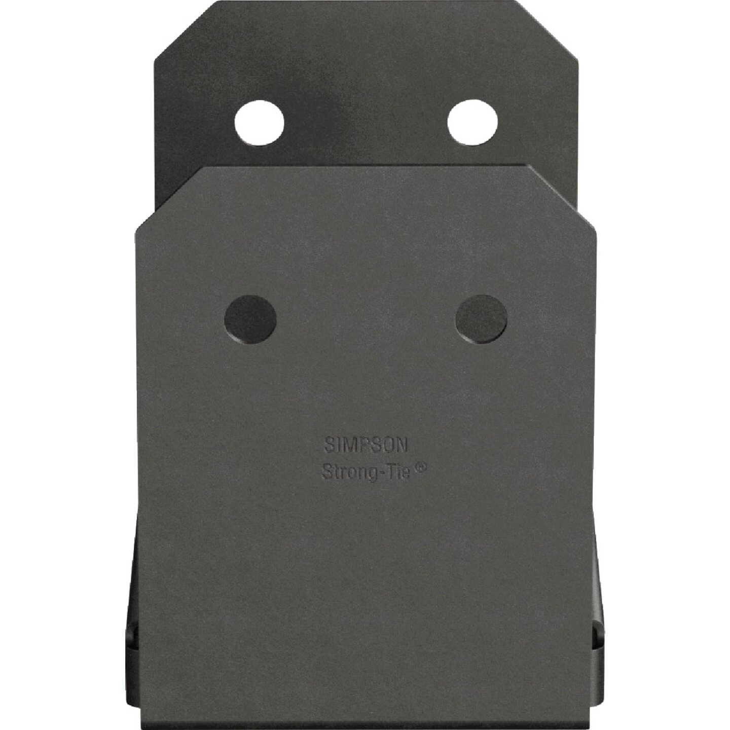 Simpson Strong-Tie Outdoor Accents Avant Collection ZMAX 6X6 Black Rough Post Base Image 4