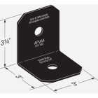 Simpson Strong-Tie Outdoor Accents Avant Collection ZMAX 4X 90 Deg. 12 ga Black Framing Angle Image 2