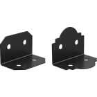 Simpson Strong-Tie Outdoor Accents Avant Collection ZMAX 6X 90 Deg. 12 ga Black Framing Angle Image 6