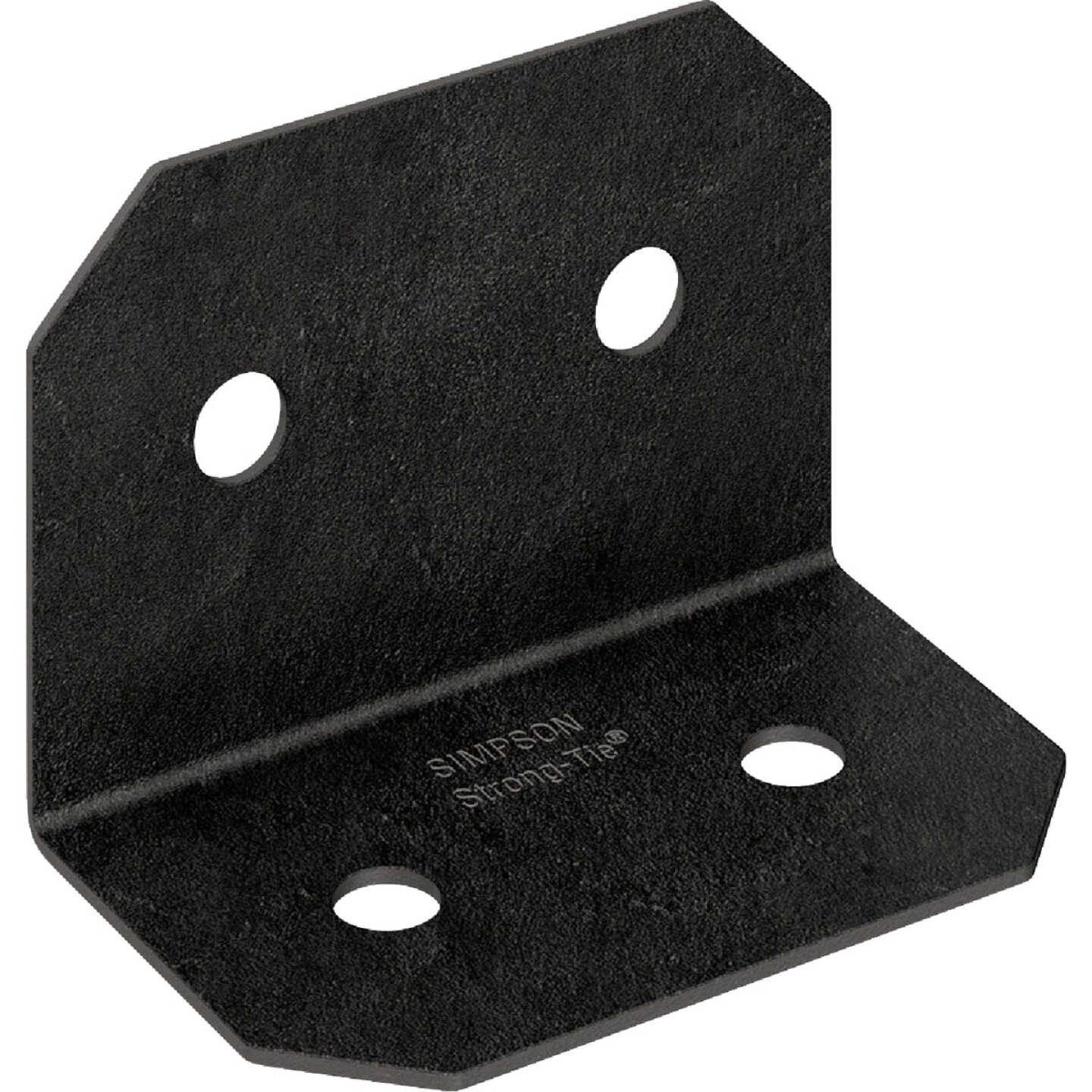 Simpson Strong-Tie Outdoor Accents Avant Collection ZMAX 6X 90 Deg. 12 ga Black Framing Angle Image 1