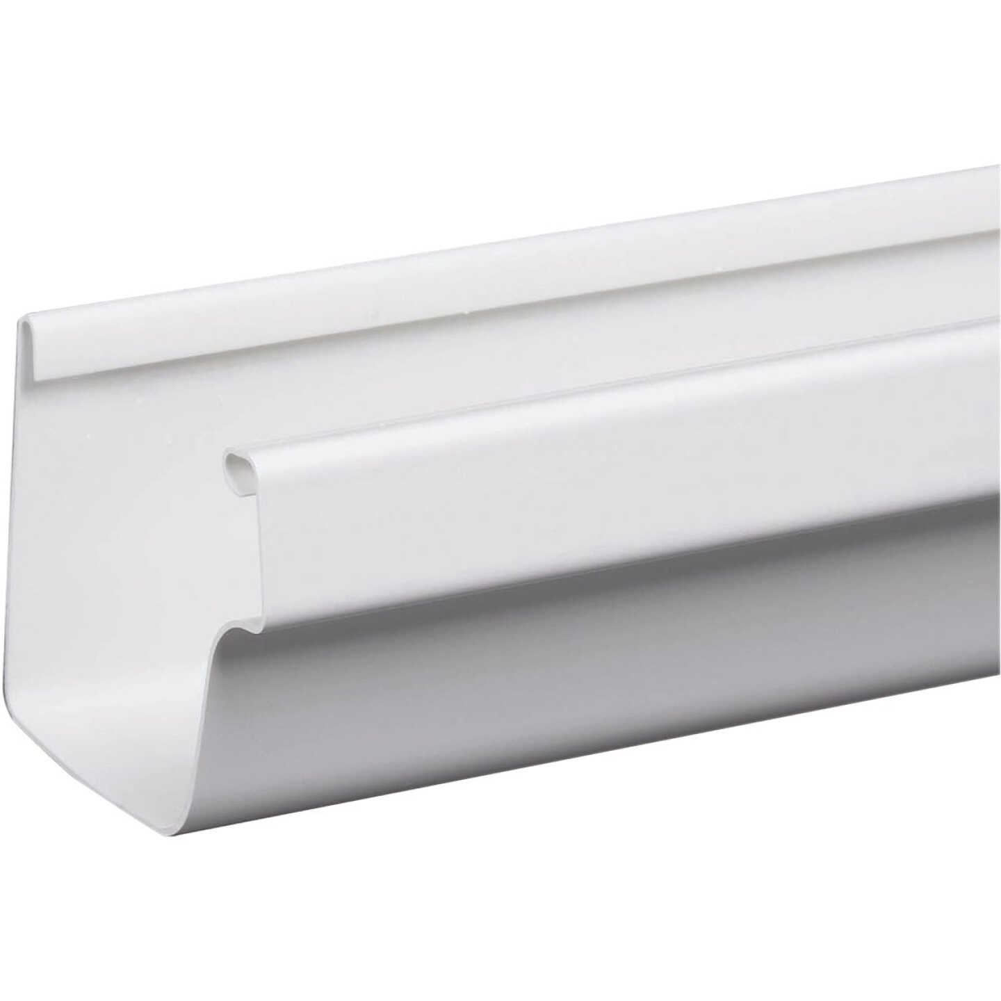 Amerimax 5 In. Traditional K-Style White Vinyl Gutter 10 Ft. Image 1
