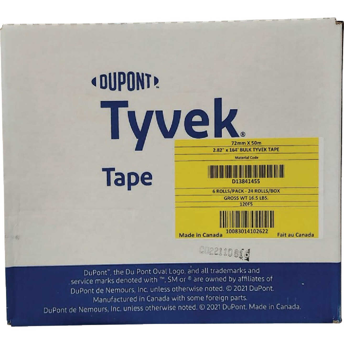 Dupont Tyvek 3 In. x 165 Ft. White Seaming Tape Image 2