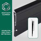 M-D Building Products 0.25 In. 36 In. Black Door Sweep Image 4