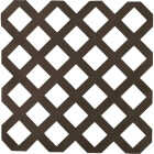 Deckorators 4 Ft. W x 8 Ft. L x 1/8 In. Thick Dark Brown Vinyl Lattice Panel Image 1