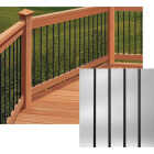 Deckorators 26 In. Black Aluminum Classic Baluster (10-Pack) Image 1