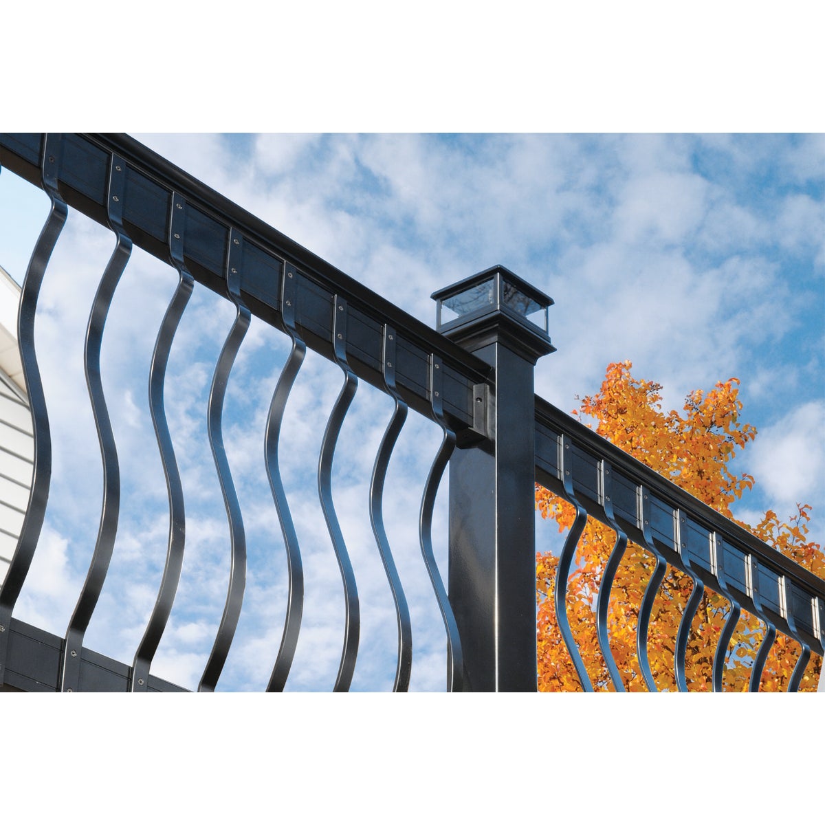 Deckorators 32-1/4 In. Black Aluminum Baroque Baluster (5-Pack) Image 2