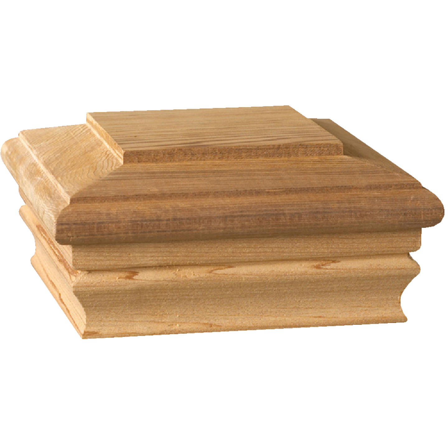 Deckorators 6 In. x 6 In. Cedar Press-On Post Cap Image 1