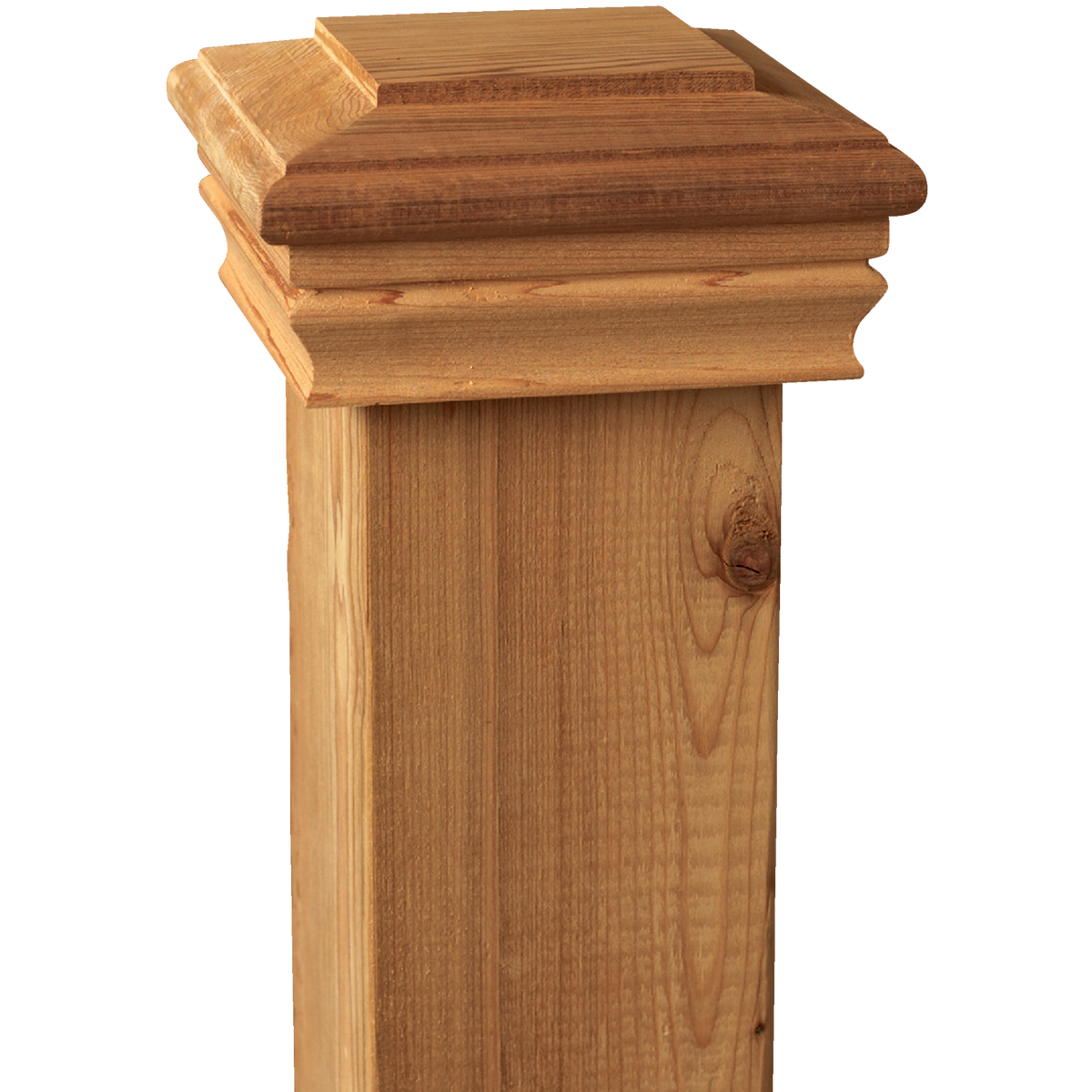 Deckorators 6 In. x 6 In. Cedar Press-On Post Cap Image 2
