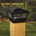 Deckorators Versacap 6 In. x 6 In. Black Solar Post Cap Image 2