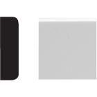 Royal 1/4 In. x 3/4 In. x 8 Ft. White PVC Screen Molding Image 1