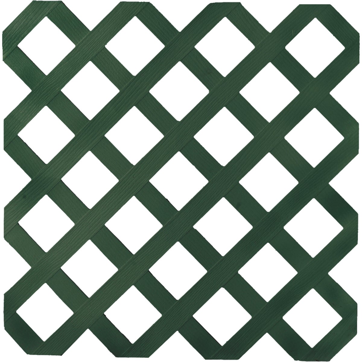 Deckorators 4 Ft. W x 8 Ft. L x 1/8 In. Thick Dark Green Vinyl Lattice Panel