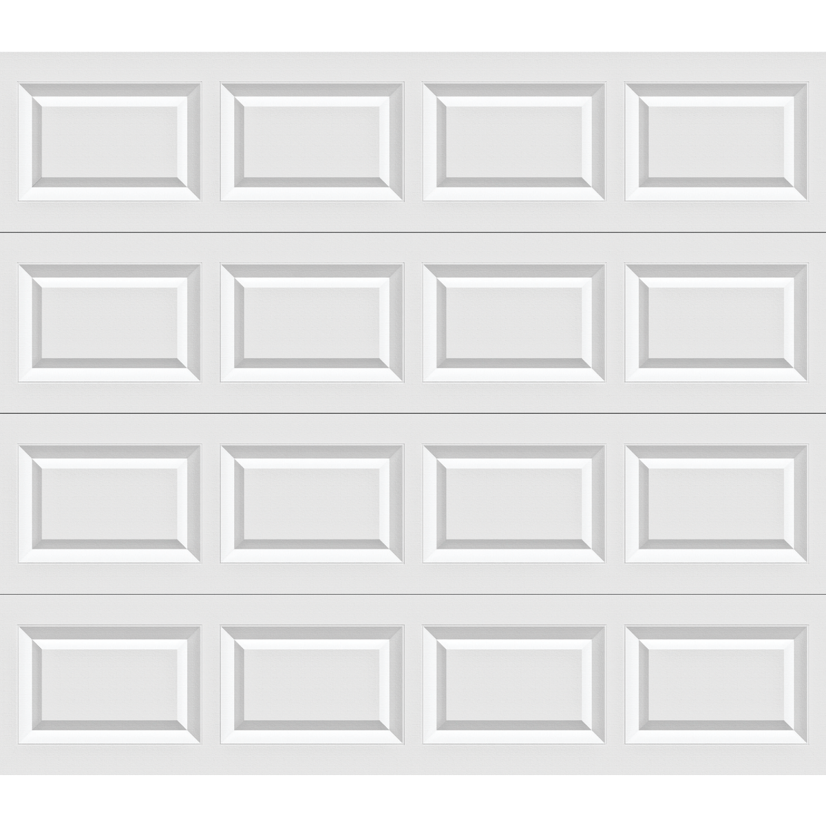 Holmes Bronze Series 9 Ft. W x 7 Ft. H White Steel Garage Door w/EZ-Set Torsion Spring