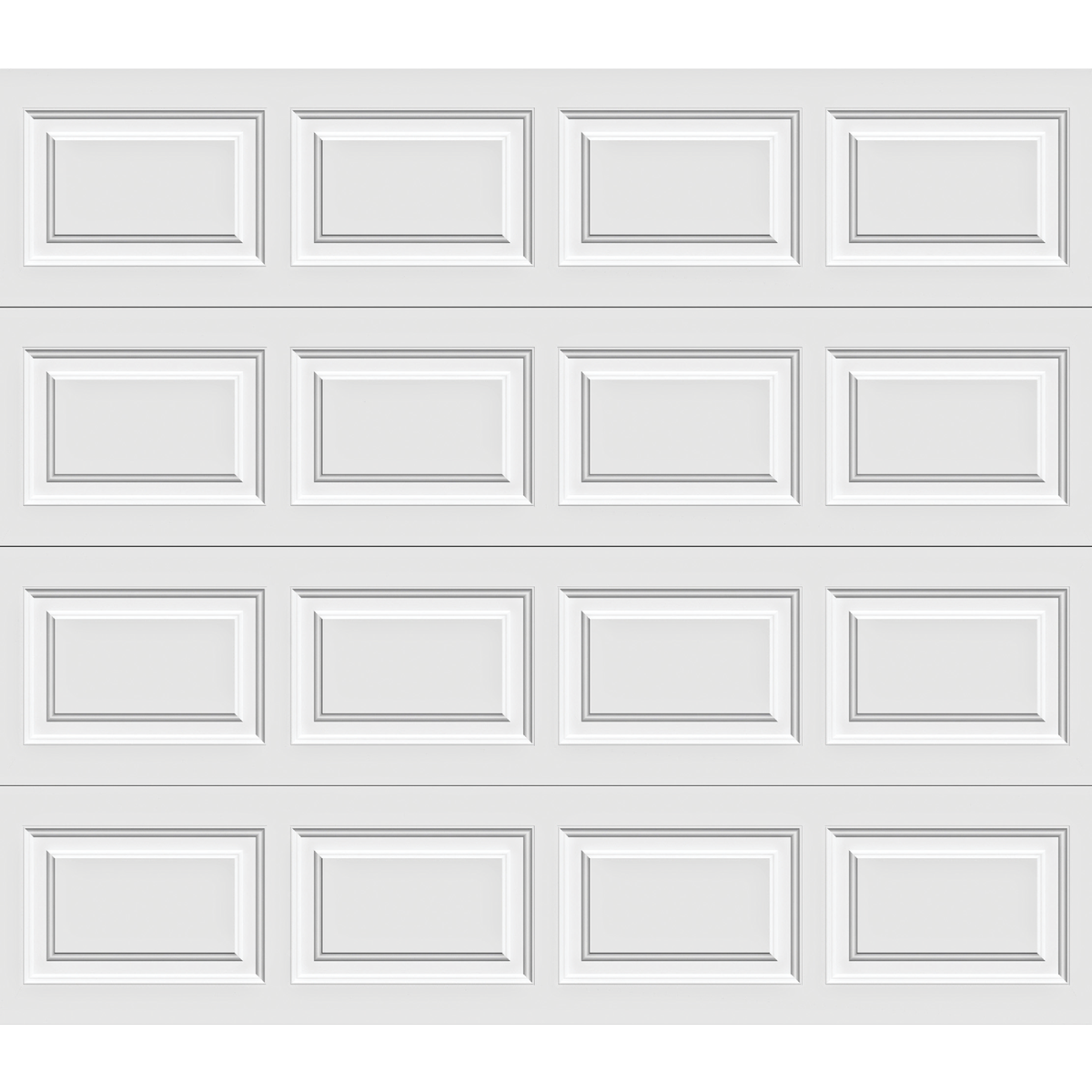 Holmes Gold Series 9 Ft. W x 7 Ft. H White Insulated Steel Garage Door w/EZ-Set Torsion Spring