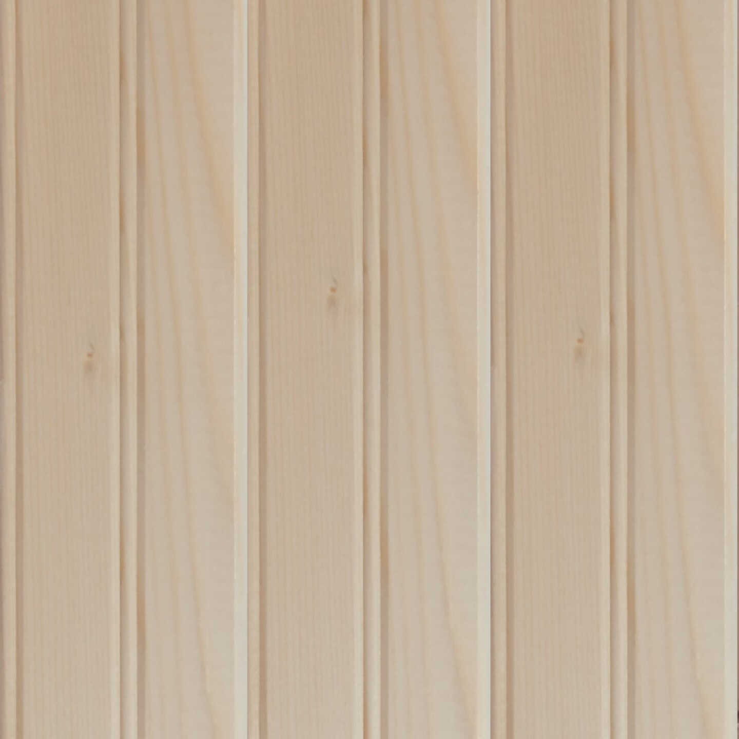Global Product Sourcing 3-1/2 In. W. x 8 Ft. L. x 5/16 In. Thick Knotty Pine Reversible Profile Wall Plank (6-Pack) Image 1