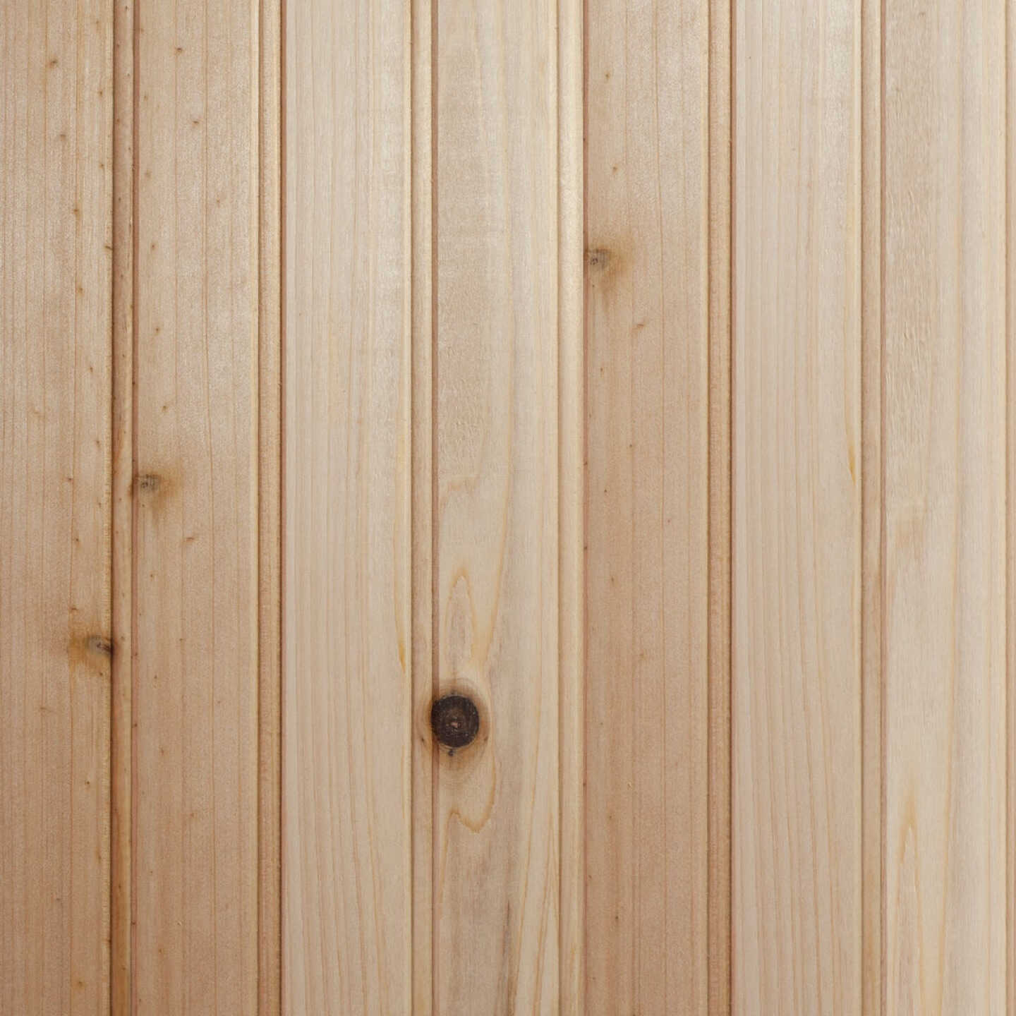 Global Product Sourcing 3-1/2 In. W. x 8 Ft. L. x 5/16 In. Thick Knotty Cedar Reversible Profile Wall Plank (6-Pack) Image 1